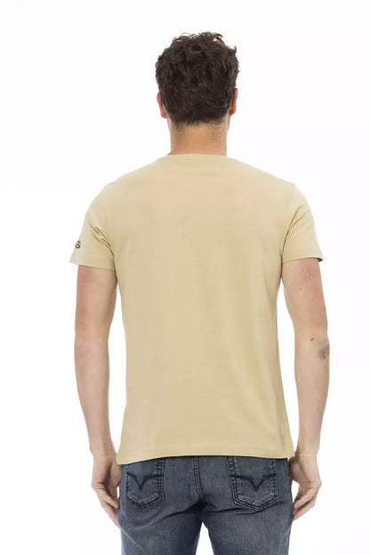 Beige Cotton T-Shirt