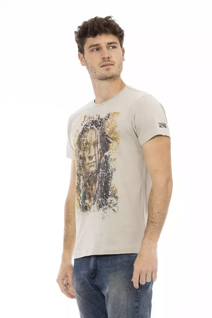 Beige Cotton T-Shirt