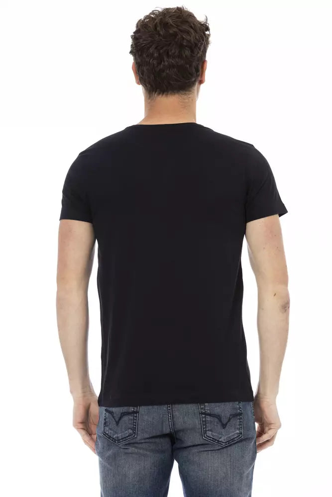 Black Cotton T-Shirt