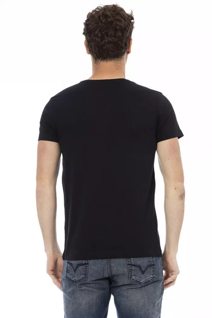 Black Cotton T-Shirt