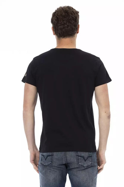 Black Cotton T-Shirt