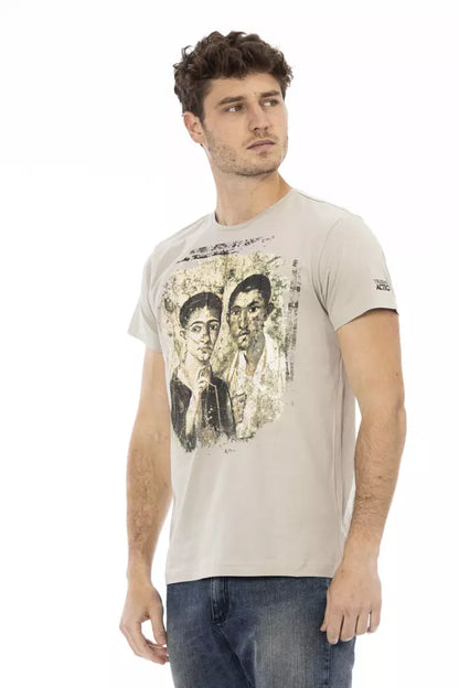 Beige Cotton T-Shirt