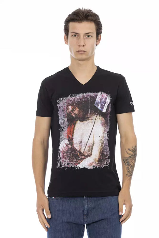Black Cotton T-Shirt