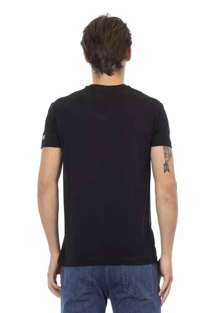 Black Cotton T-Shirt