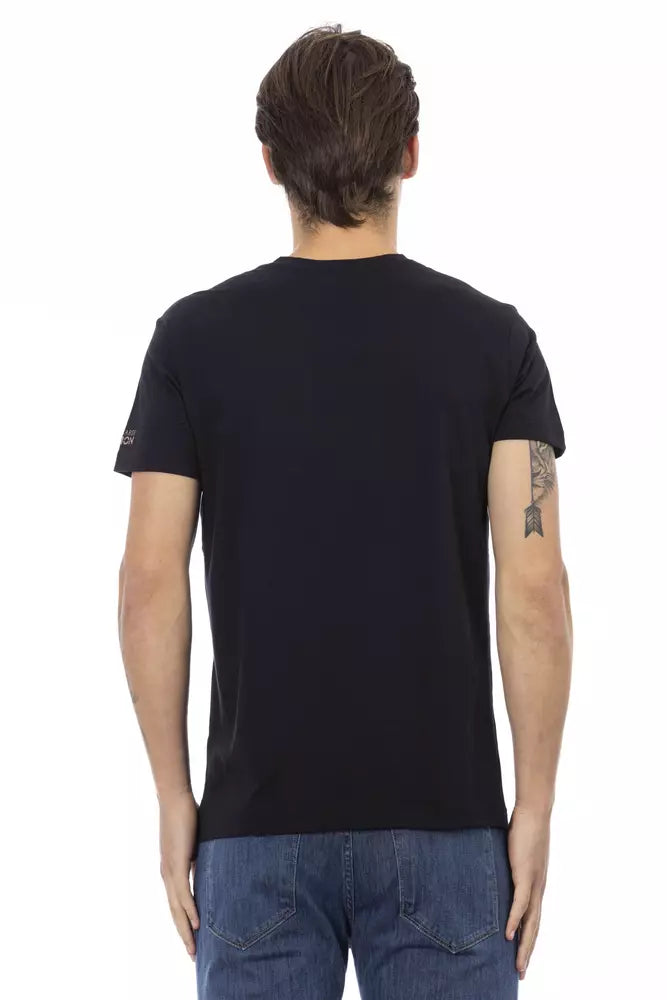 Black Cotton T-Shirt