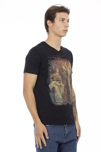 Black Cotton T-Shirt