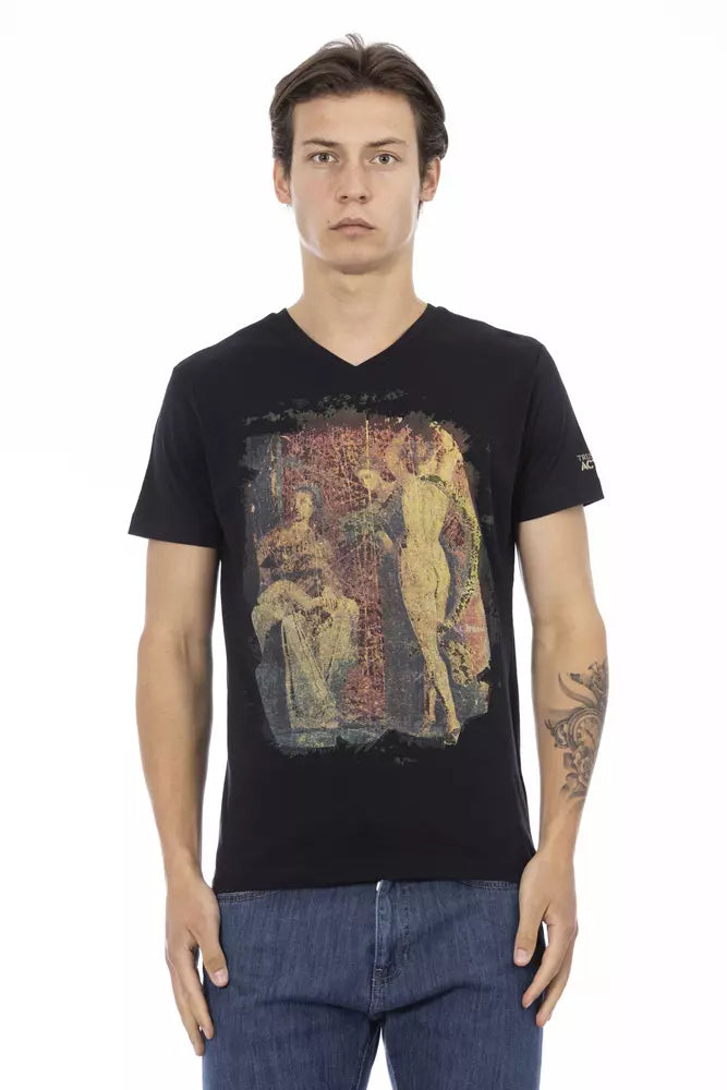 Black Cotton T-Shirt