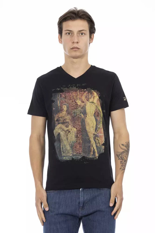 Black Cotton T-Shirt