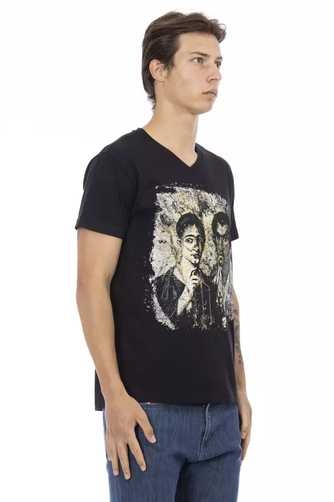 Black Cotton T-Shirt