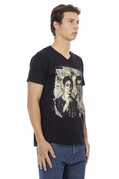 Black Cotton T-Shirt