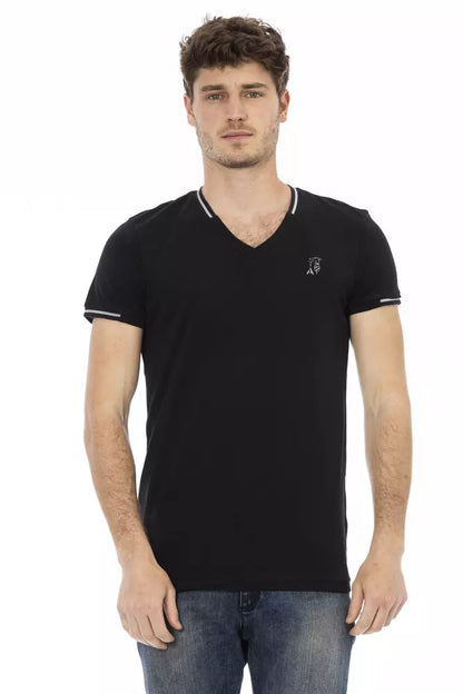 Black Cotton T-Shirt