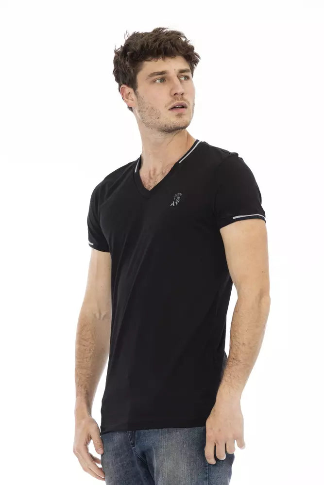 Black Cotton T-Shirt