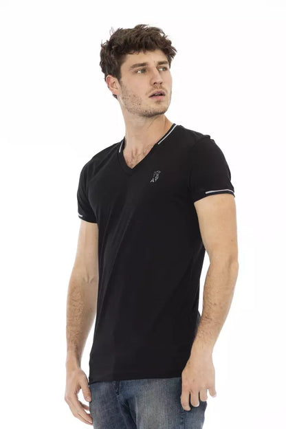 Black Cotton T-Shirt