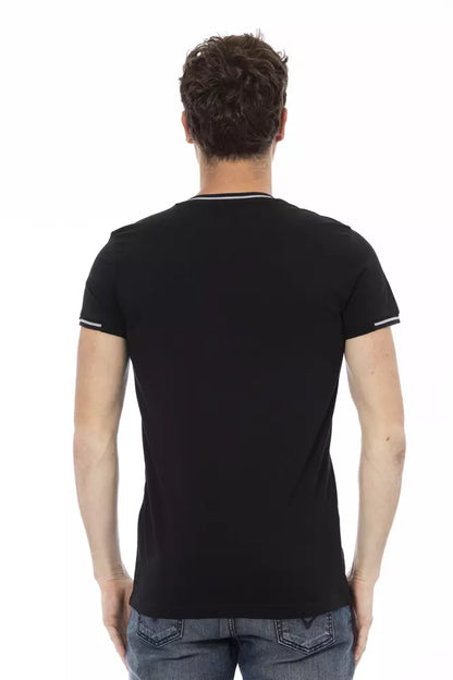 Black Cotton T-Shirt