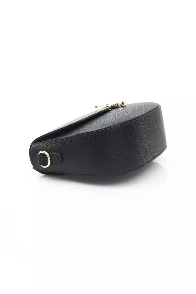 Black Cowhide Shoulder Bag