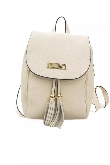 Beige Cowhide Backpack