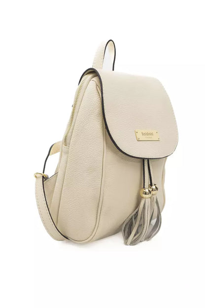 Beige Cowhide Backpack