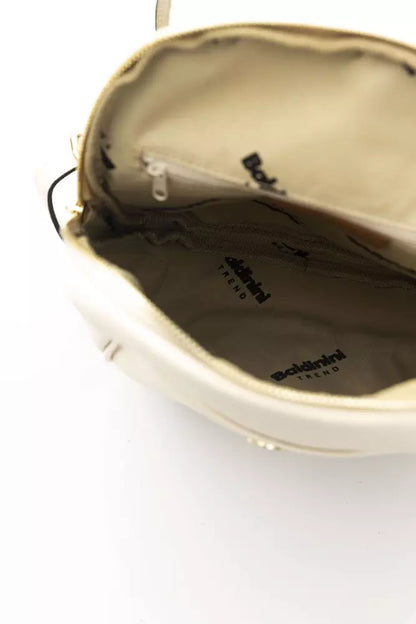 Beige Cowhide Backpack