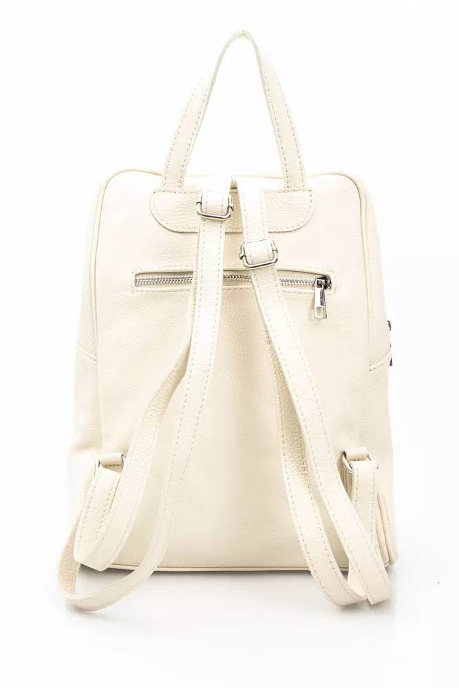 Beige Cowhide Backpack
