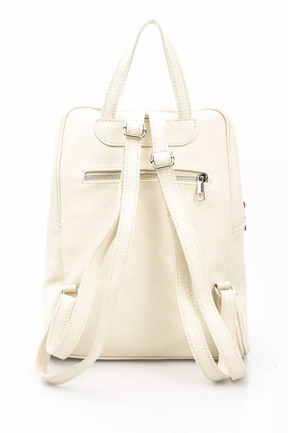 Beige Cowhide Backpack