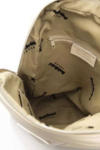 Beige Cowhide Backpack