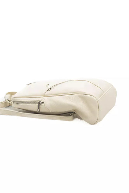 Beige Cowhide Backpack