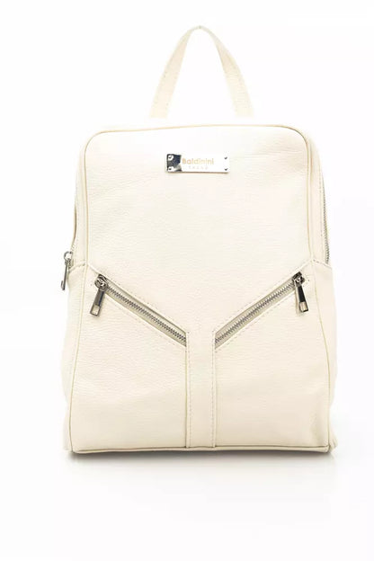 Beige Cowhide Backpack