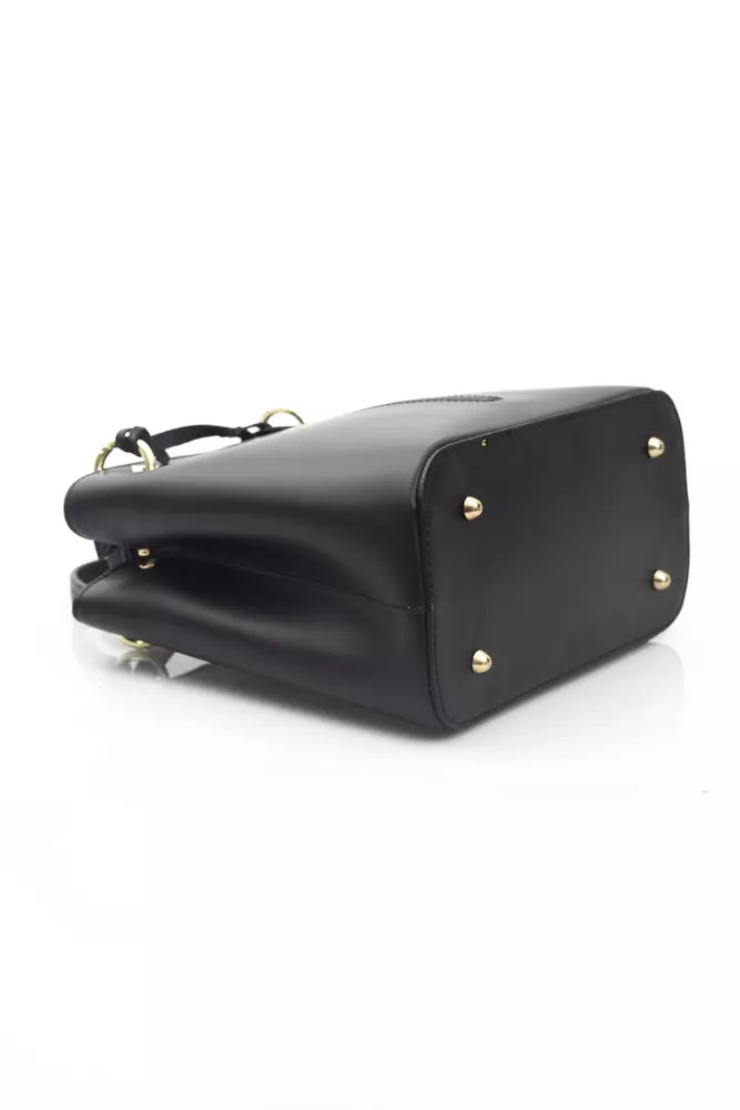 Black Cowhide Handbag