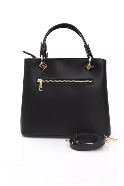 Black Cowhide Handbag