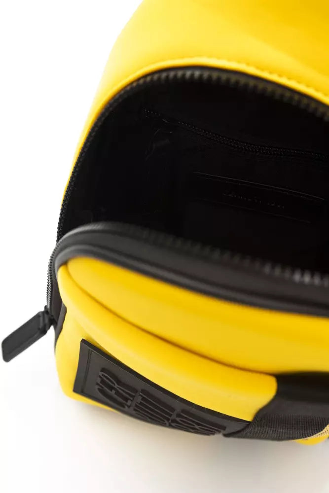 Yellow Polyester Backpack