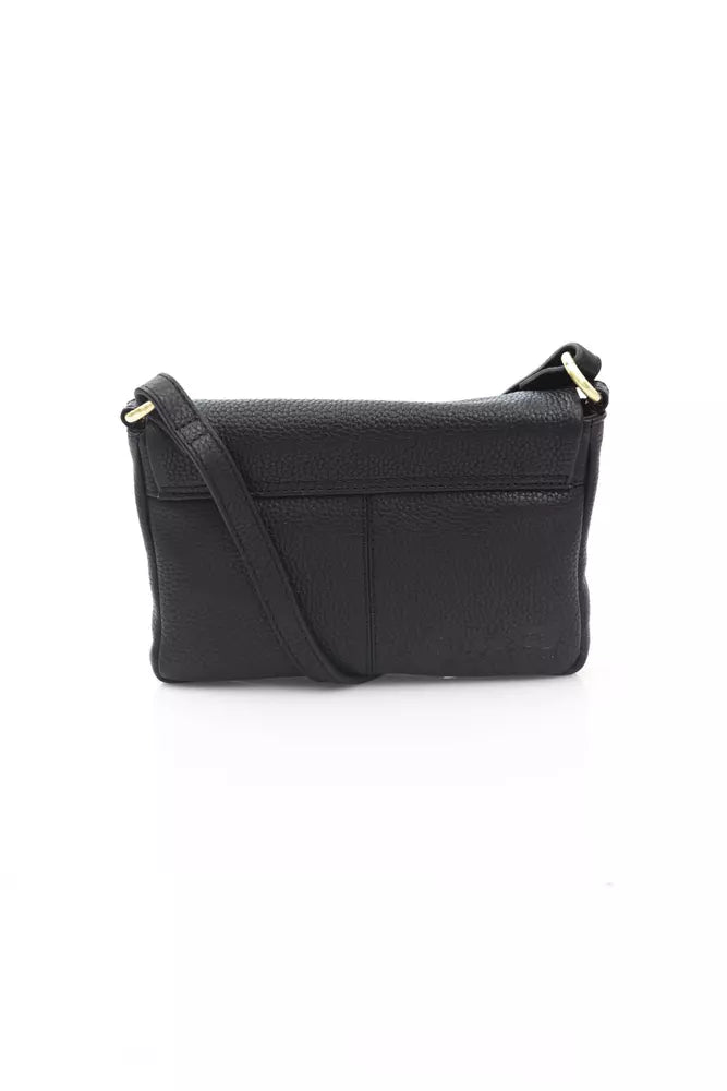 Black Cowhide Crossbody Bag