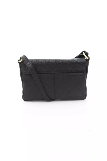 Black Cowhide Crossbody Bag