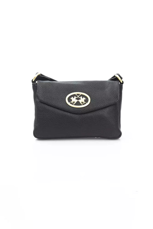 Black Cowhide Crossbody Bag