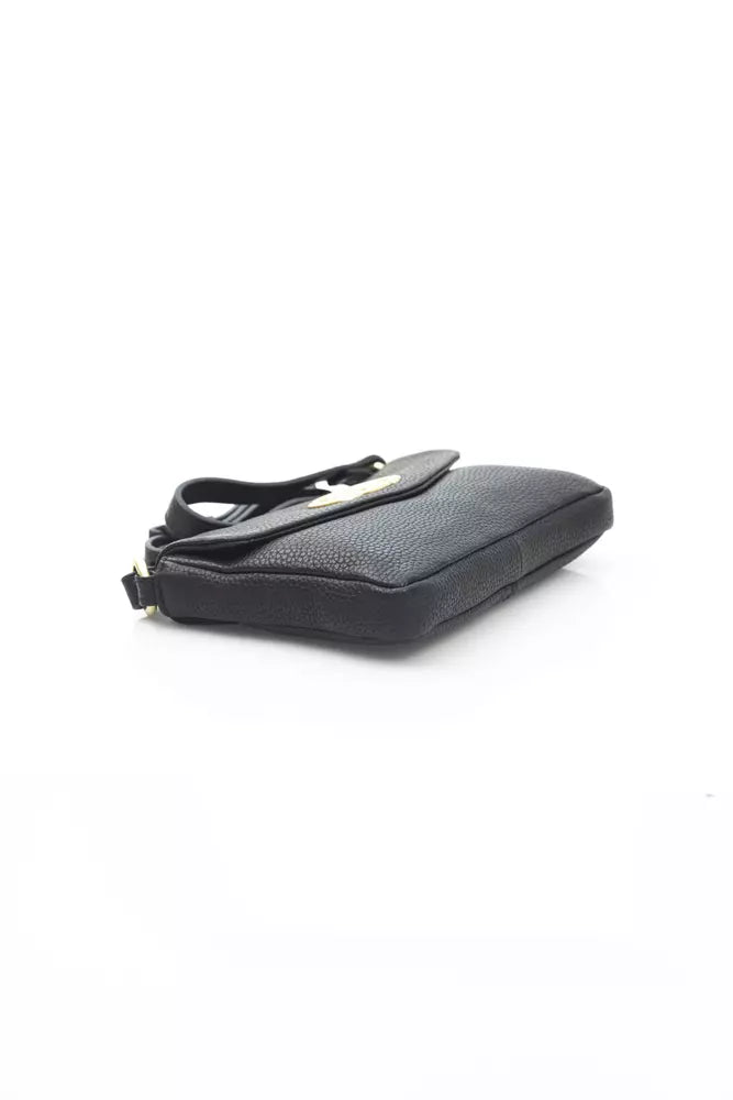 Black Cowhide Crossbody Bag