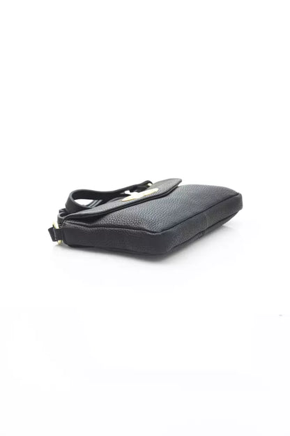 Black Cowhide Crossbody Bag