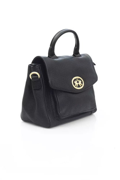 Black Cowhide Crossbody Bag