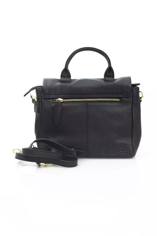 Black Cowhide Crossbody Bag