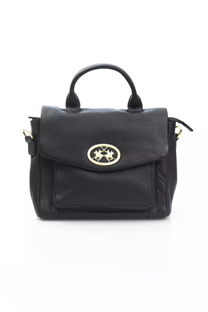 Black Cowhide Crossbody Bag