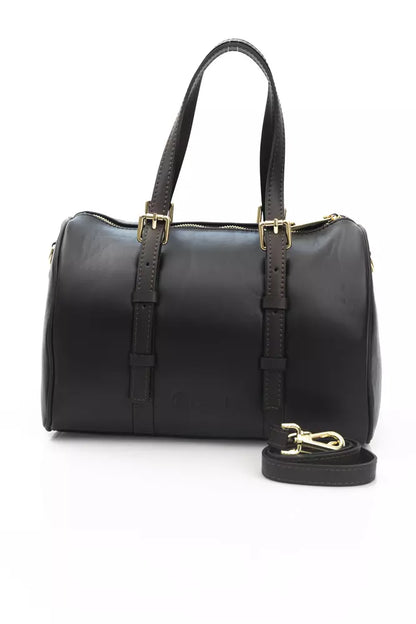 Black Calfskin Messenger Bag