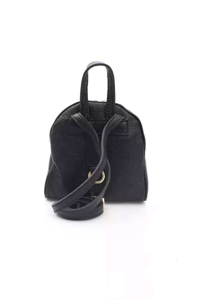Black Calfskin Messenger Bag
