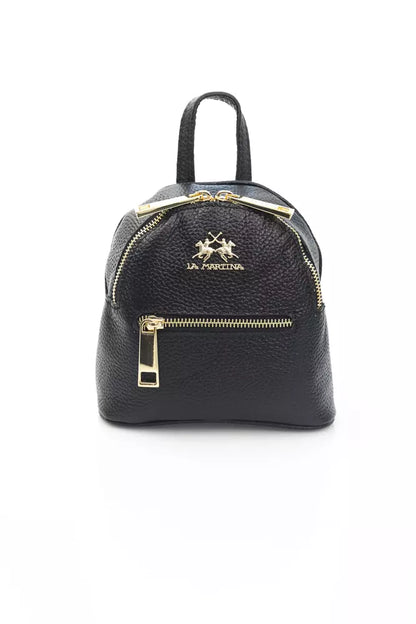 Black Calfskin Messenger Bag