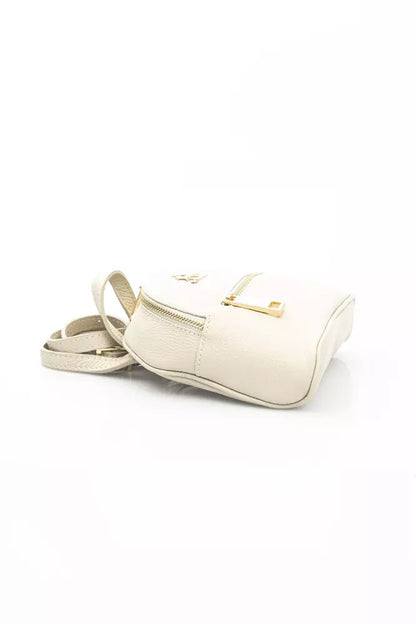 Beige Calfskin Messenger Bag