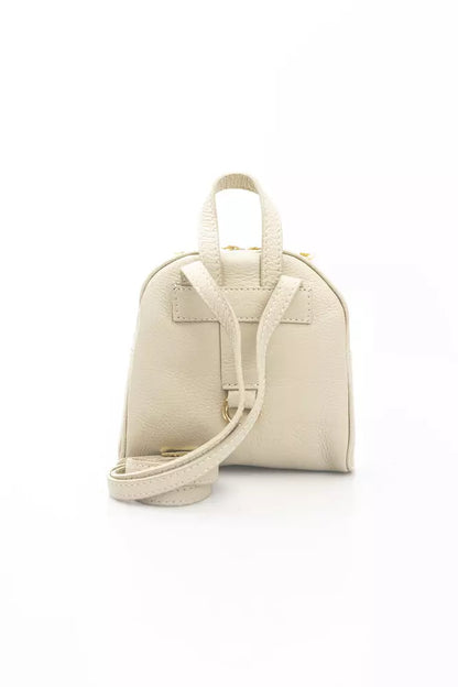 Beige Calfskin Messenger Bag