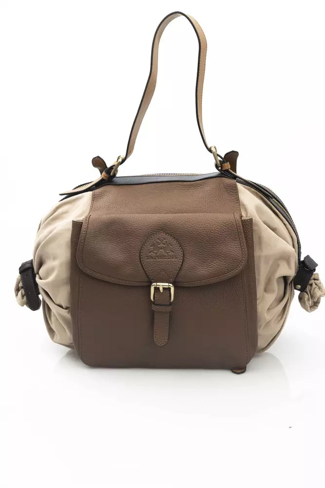 Beige Calfskin Backpack