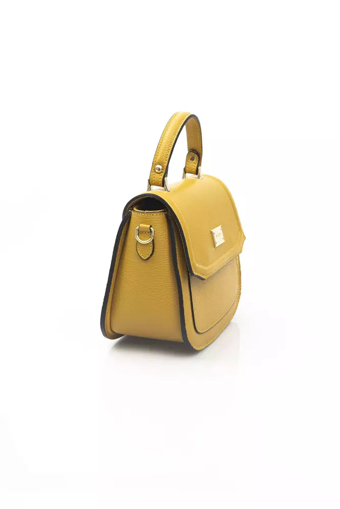 Yellow Cowhide Handbag