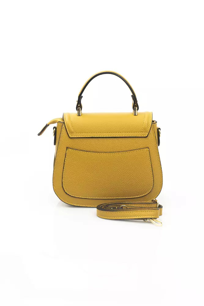 Yellow Cowhide Handbag