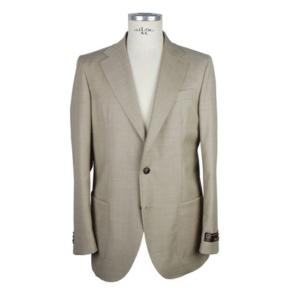 Beige Wool Blazer