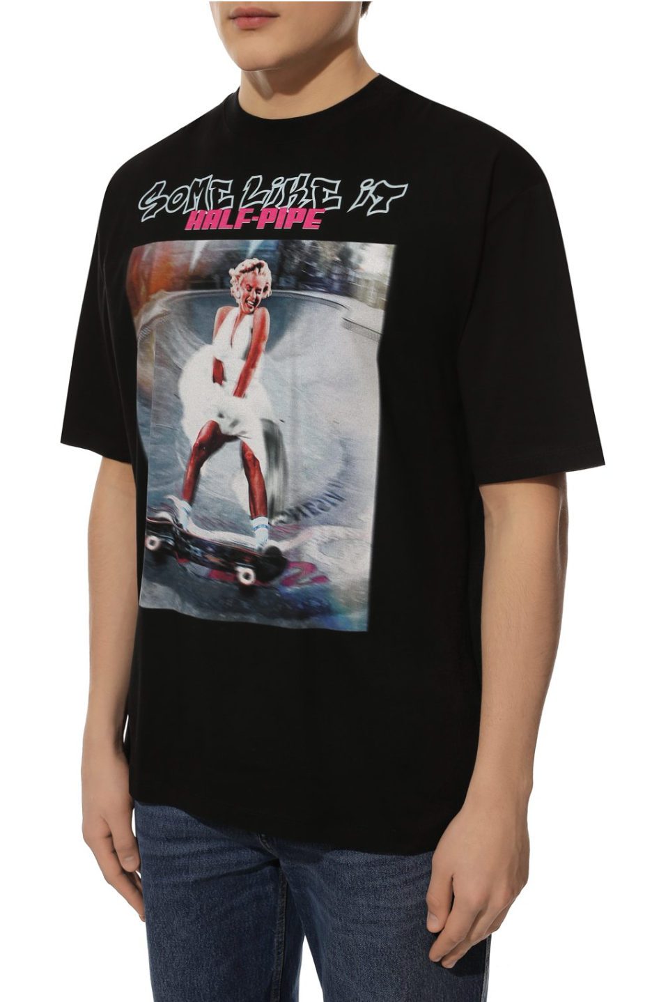 Black Cotton T-Shirt