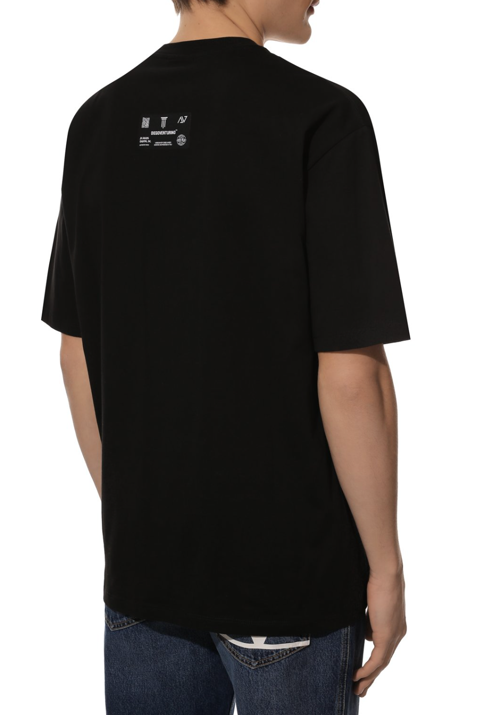 Black Cotton T-Shirt