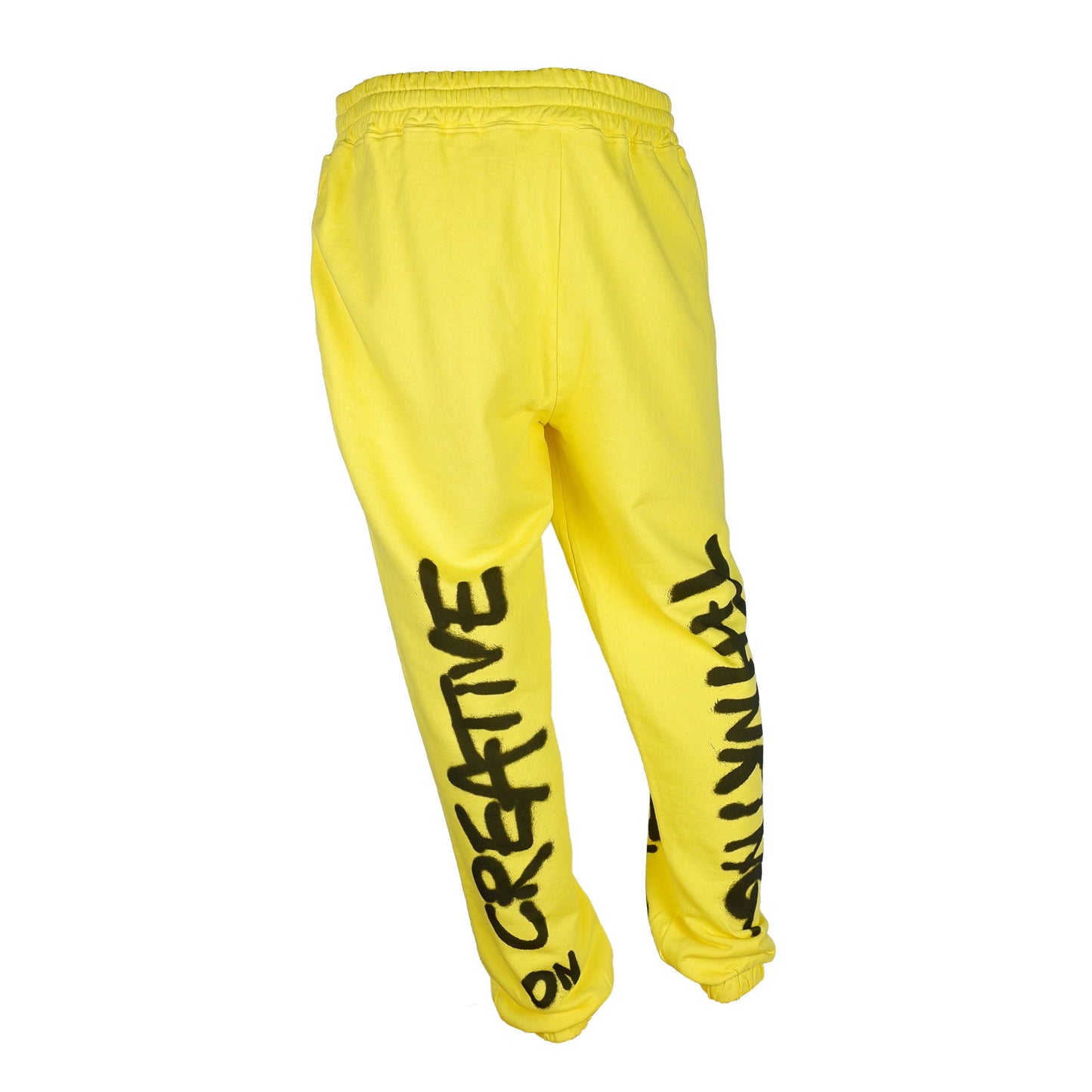 Yellow Cotton Jeans & Pant